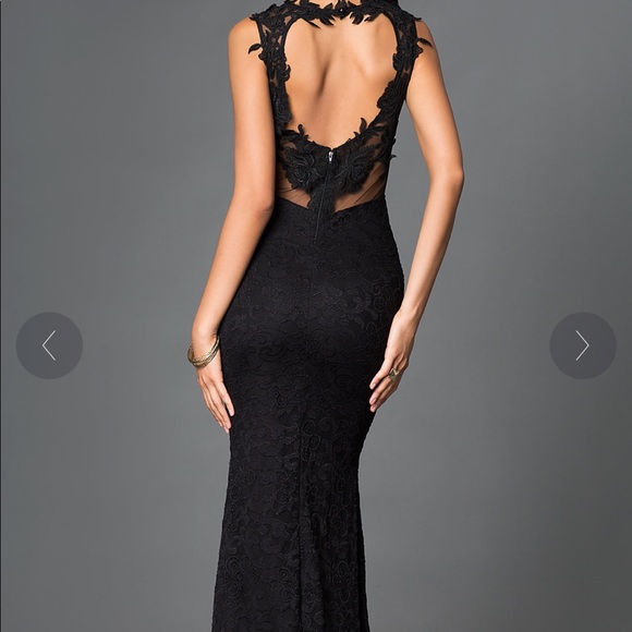 Brand new black lace gown - Picture 2 of 6